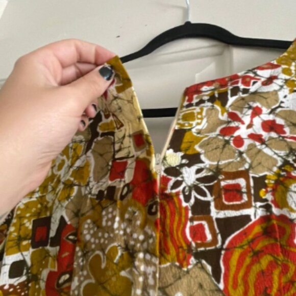 70s Ti'a Hawaii Earthy Maxi Dress - Picture 5 of 7